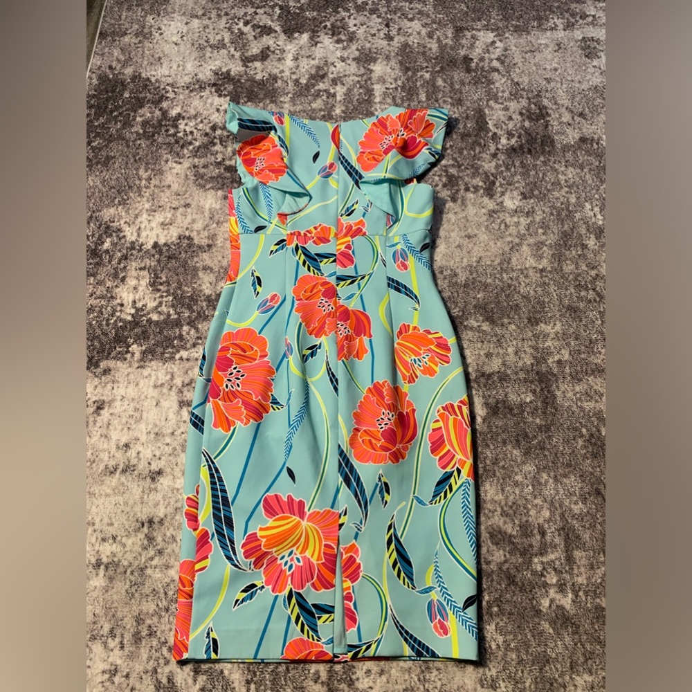 Trina Turk Linzy Flutter Sleeve Dress Size 4‎ - Picture 7 of 7
